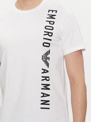 Emporio Armani Mens White LineA T-Shirt