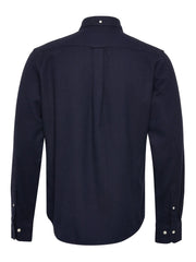 Gant Evening Blue Regular Herringbone Shirt