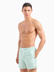 Emporio Armani Mens Waterfall Beach Crinkle Swim Short