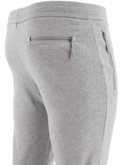 Armani Exchange Light Grey Cotton Fleece Jogging Pant