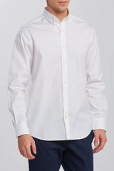 Gant Persian White Slim Pinpoint Oxford Button Down Shirt