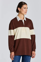 Gant Cocoa Bean Stripe Heavy Rugger