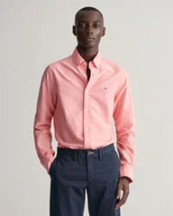 Gant Sunset Pink Slim Classic Oxford Shirt
