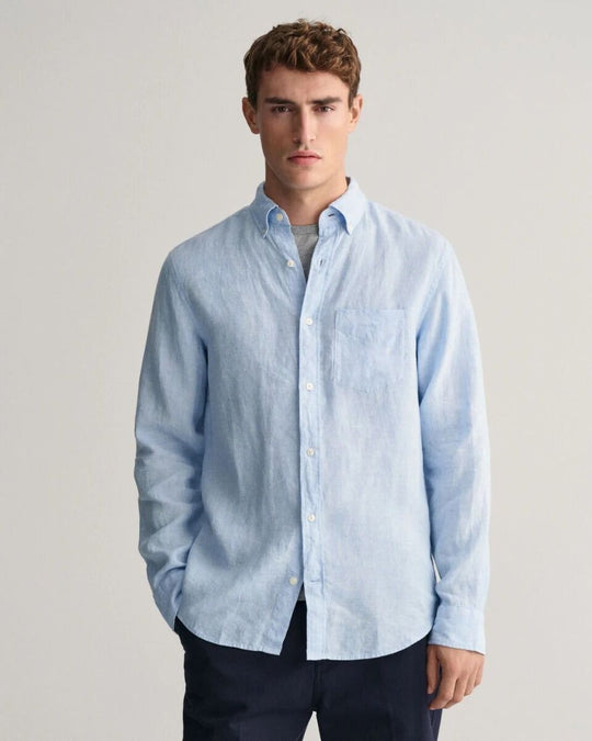 Gant Capri Blue Linen Shirt