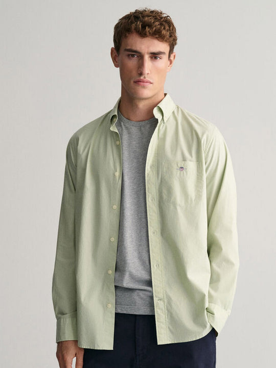 Gant Milky Matcha Classic Poplin Shirt