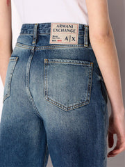 Armani Exchange Indigo 5 Pocket Jeans