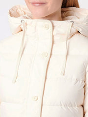 Gant Cream Long Down Jacket