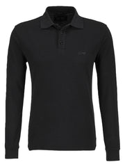 Armani Mens Black Polo Shirt