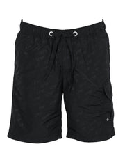 Armani Mens Black Logo Swim Shorts