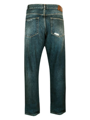 Gant Mended Jeans Med Blue Broken In