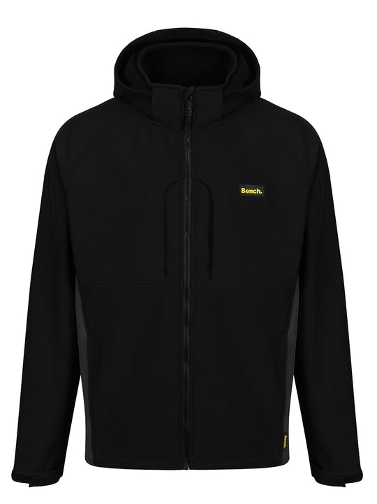 Bench Workwear Black Thorpe Softshell Jacket