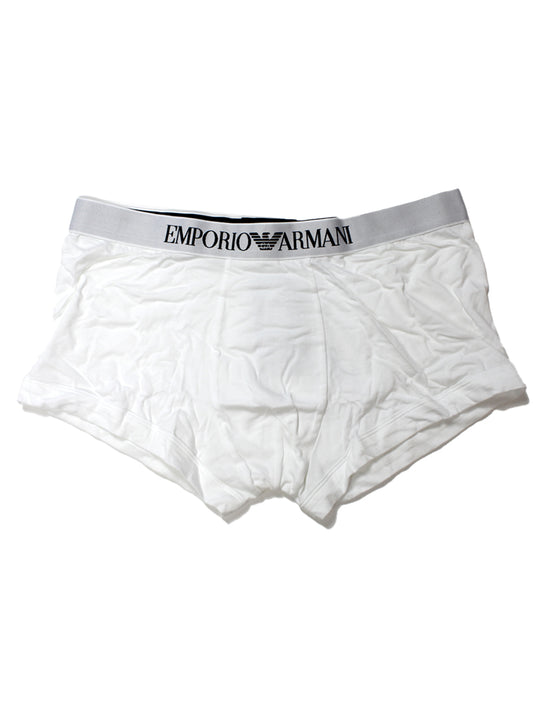 Armani Mens White Trunks
