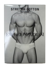 Armani Mens White Briefs