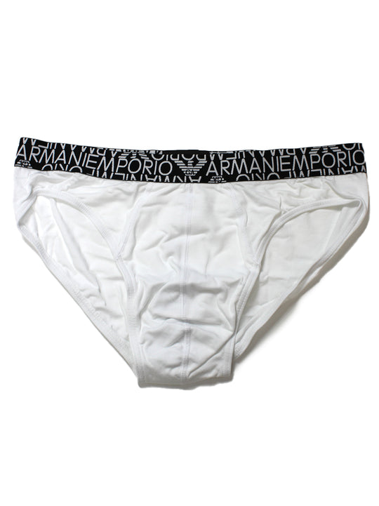 Armani Mens White Briefs