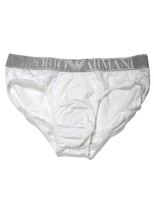Armani Mens White Briefs
