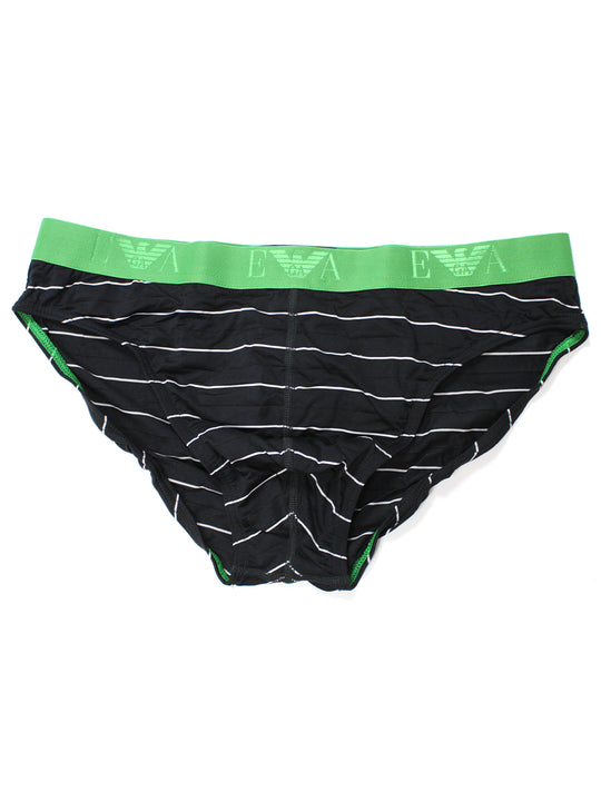 Armani Mens Black Hip Briefs
