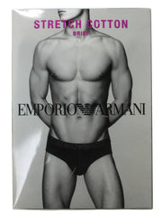 Armani Mens Black Briefs