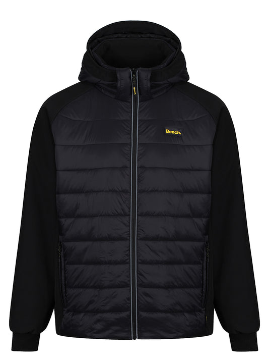 Bench Workwear Black Newport Padded Jacket