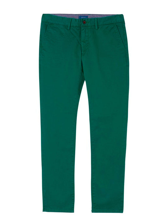 Gant Mens Green Slim Chino Pants