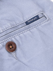 Gant Mens Hamptons Blue Chino Pants