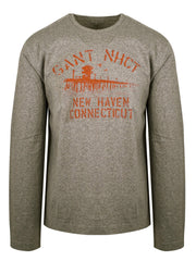 Gant Grey Long Sleeve Graphic T-Shirt