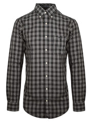 Gant Grey Checked Long Sleeve Shirt