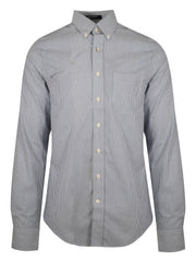 Gant Blue Long Sleeve Striped Shirt