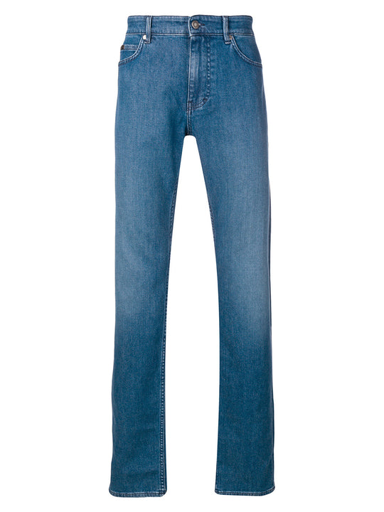 Hugo Boss Mens Blue Maine Stretch Jeans