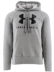 Under Armour Grey Black Sport Style Graphic Hoodie