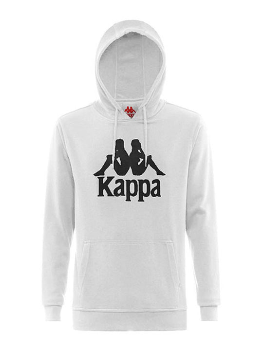 Mens Kappa White Zimim Hoodie