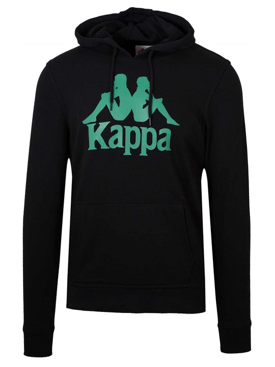 Mens Kappa Black Authentic Zimim Hooded Sweatshirt