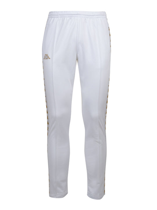 Mens Kappa White Astoria 222 Banda Pants