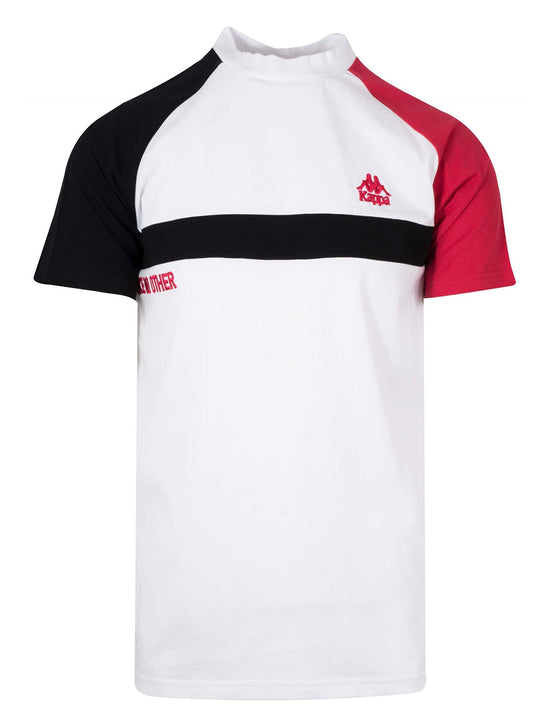 Mens Kappa White Contrast 'Like No Other' T-Shirt