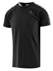 Mens Kappa Black Michael 222 Banda Tee