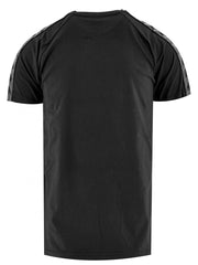 Mens Kappa Black Michael 222 Banda Tee