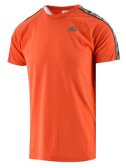 Mens Kappa Orange Michael 222 Banda Tee