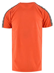 Mens Kappa Orange Michael 222 Banda Tee