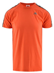 Mens Kappa Orange Michael 222 Banda Tee