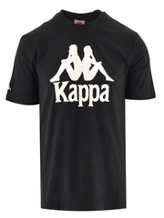 Mens Kappa Black Authentic Tahiti T Shirt