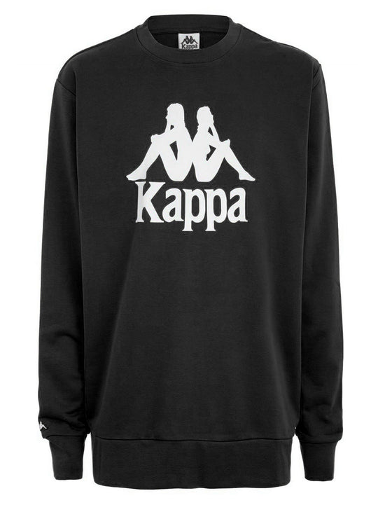 Mens Kappa Black Telas Sweatshirt