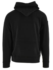 Mens Kappa Black Authentic Tenax 2 Hooded Sweatshirt