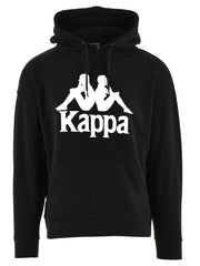 Mens Kappa Black Authentic Tenax 2 Hooded Sweatshirt