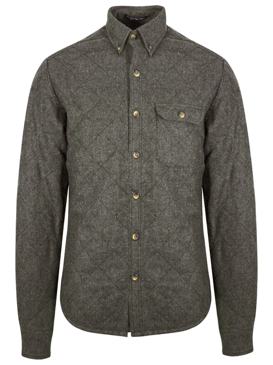 Gant New York Wool Oxford Grey Overshirt