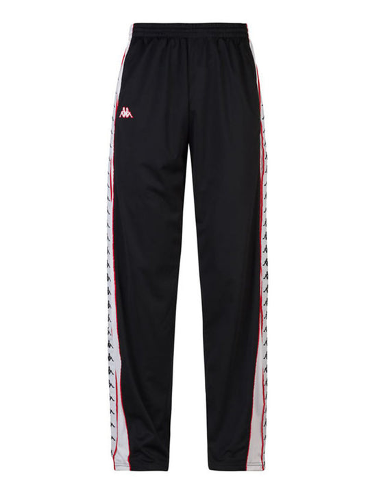 Mens Kappa Black 222 Banda Big Bay Pants