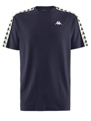 Mens Kappa Navy 222 Banda Coen T-Shirt