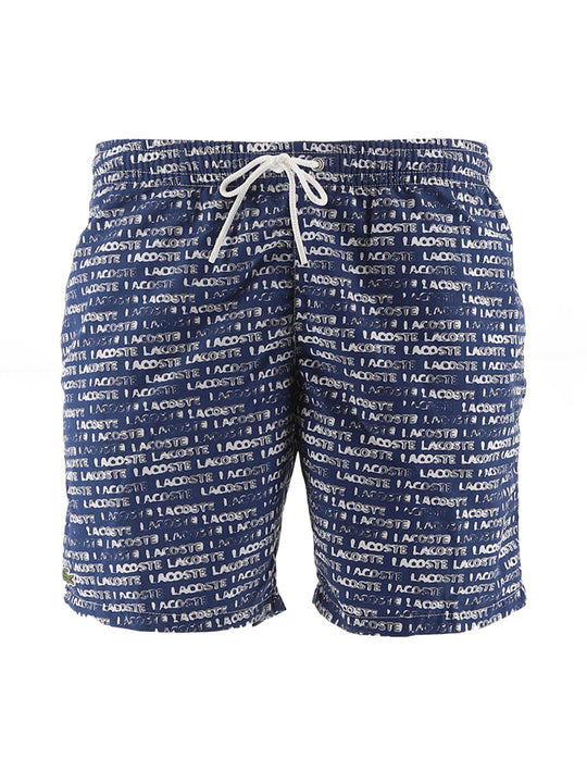 Lacoste Navy White SW2 Swim Shorts