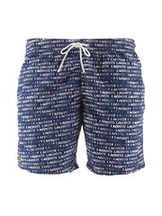 Lacoste Navy White SW2 Swim Shorts