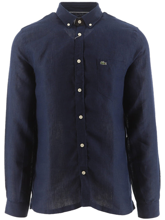 Lacoste Blue Long Sleeve Shirt