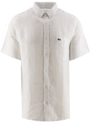 Lacoste White Regular Collar Shirt