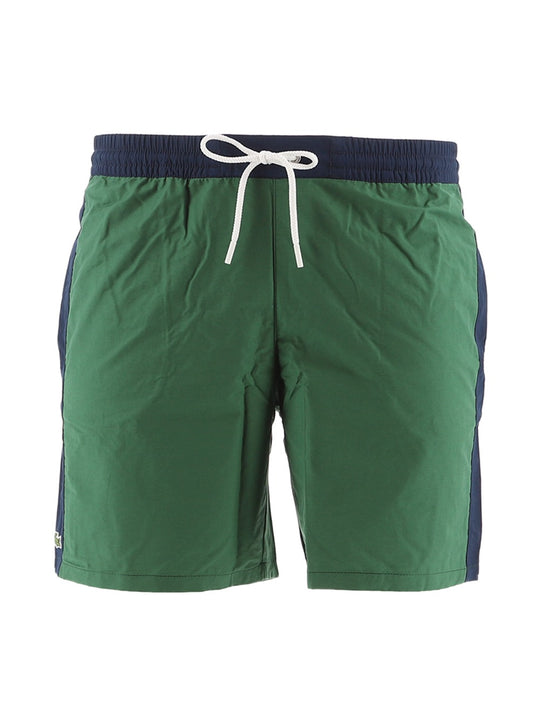 Lacoste Navy Green SW1 Swim Shorts
